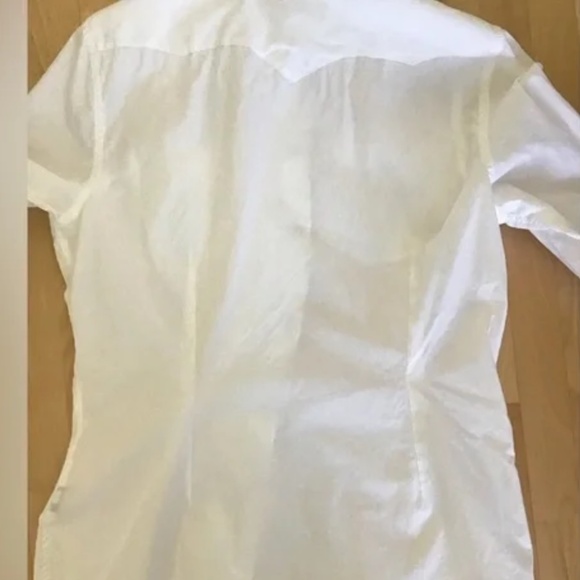 Vintage LRL White Western Shirt - Picture 7 of 7